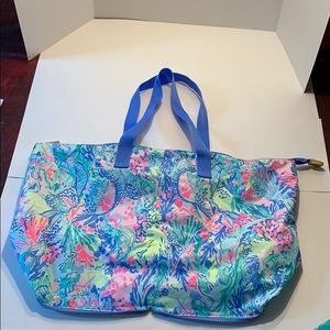 Lily Pulitzer large foldable bag